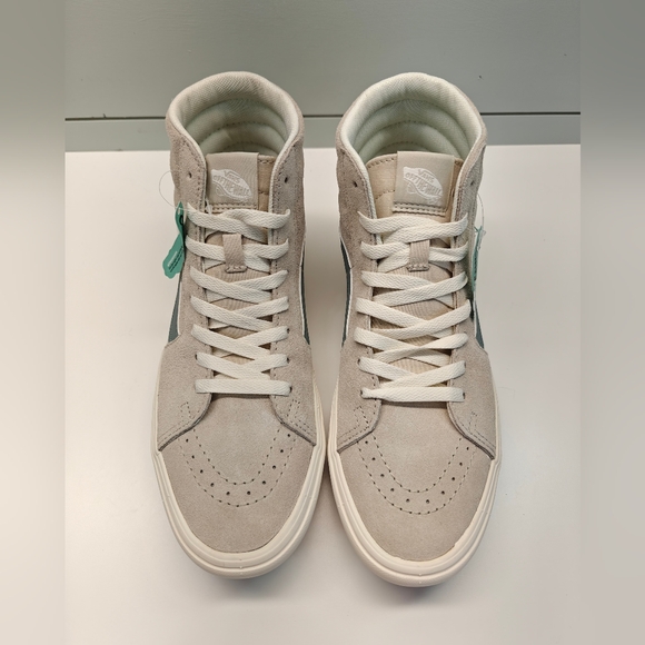 Vans SK8-Hi ComfyCush Growing Everyday Suede Lightweight Comfy Oatmeal sneakers - Picture 4 of 8